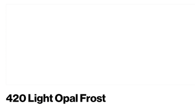 1m 420 Light Opal Frost