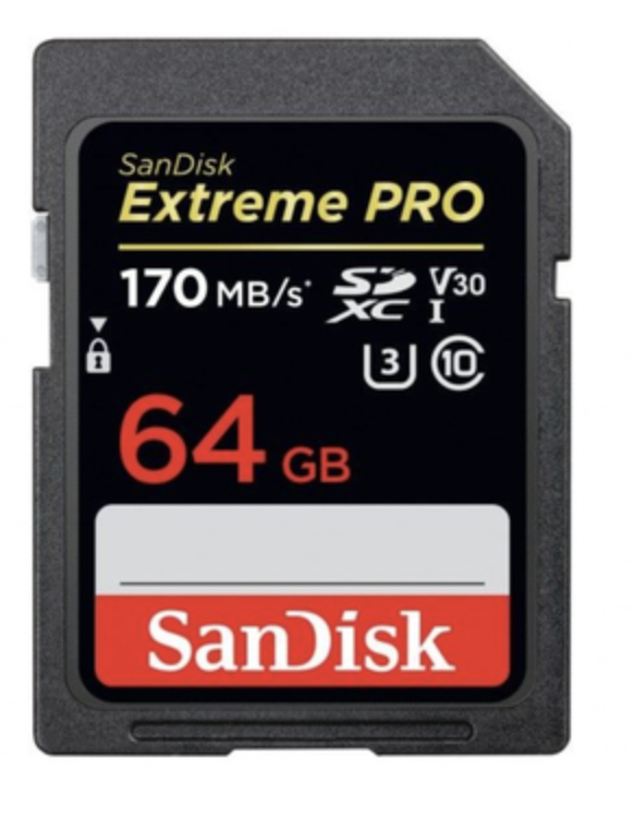 Memory Card 64GB 170Mb/s EXTREME PRO