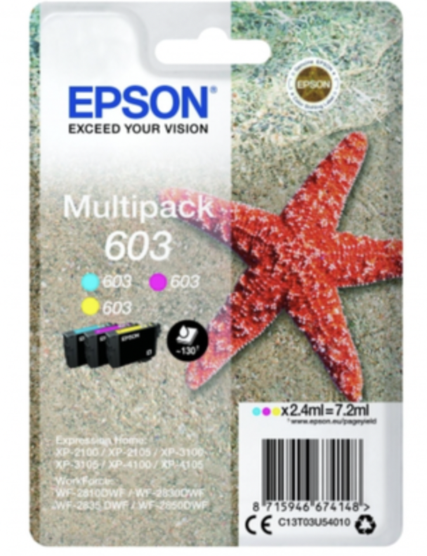 Ink For Printer Epson workForce ( pack 4 )