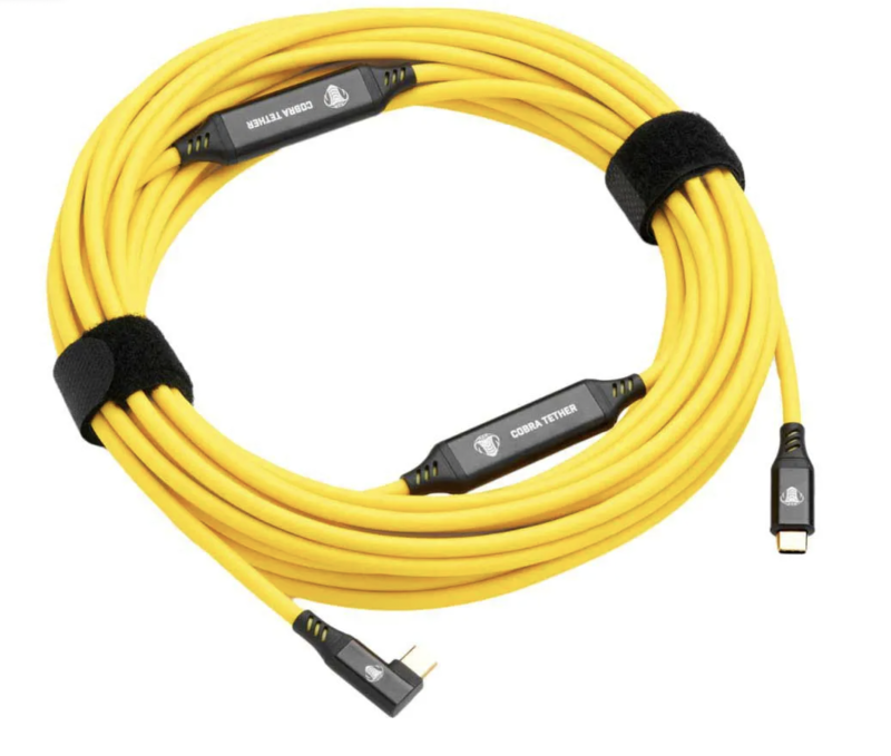 Cobra Tether 10gbit USB C To USB C 90º 5 m ( 3 Units)