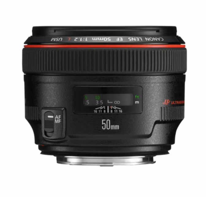 Lens Canon EF 50 mm F 1.2 L II USM