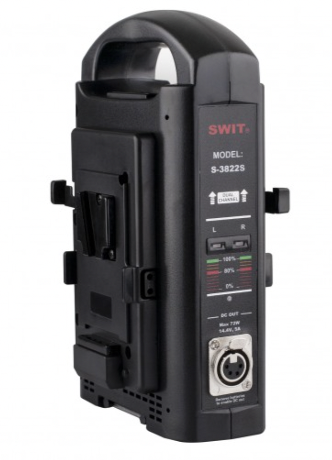 Cargador Simultáneo 2 Baterías V-Mount 