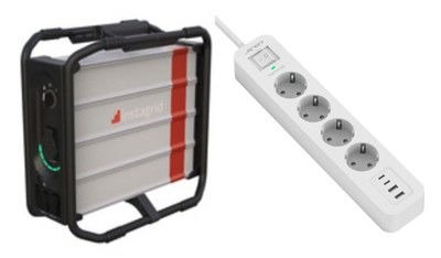Instagrid 2.1 kWh / 230V / 3600W (16A) + USB-C Power Strip