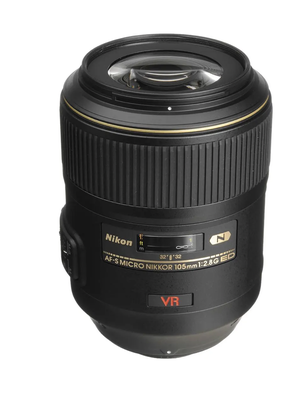 Lens Nikon AF-S MICRO 105 mm F 2.8 G IF-ED ( 62mm Filter )
