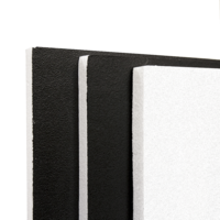 Polyboard White / Black 2 x 1 m for SALE