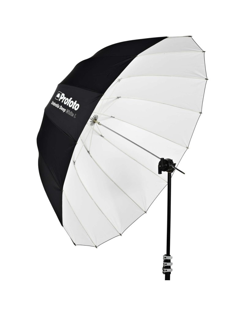 Umbrella Deep White L 130 cm / 4.2'